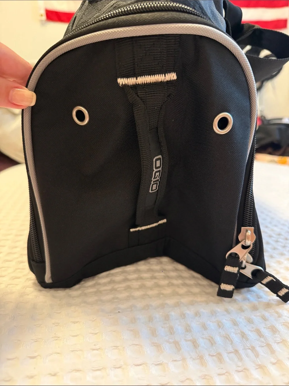 OGIO Black Bag with Gray Trim